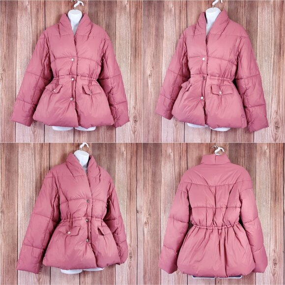 NWT J Crew Signature Puffer Womens Size XS Primaloft Collection Pink Jacket Warm - Picture 3 of 14